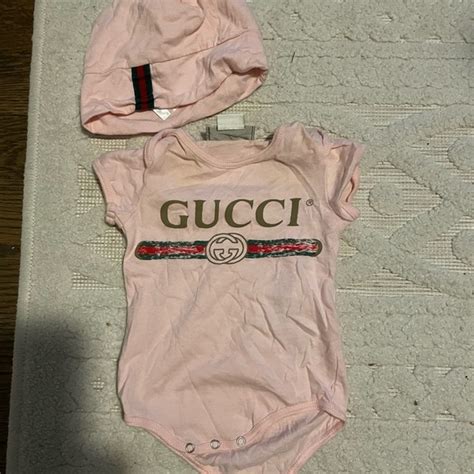 gucci baby summer hat|baby gucci onesie.